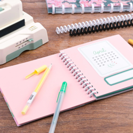 Vaessen Creative - Bind Easy Klikbindruggen 12mm Wit 4st.