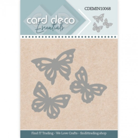 Card Deco Essentials - Mini Dies -  Butterflies -  CDEMIN10068