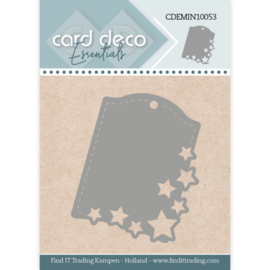 Card Deco Essentials - Mini Dies - Star Label - CDEMIN10053
