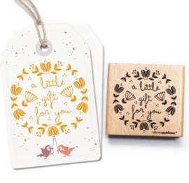 Cats on Appletrees - 27890 - Stempel - Flower Circle Little Gift for you