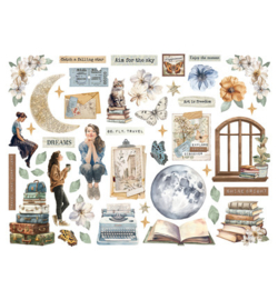 Stamperia - Die cuts assorted, Secret Diary - DFLDC128