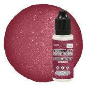 Couture creations - Alcohol Ink Glitter Accents Burgundy
