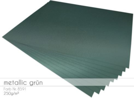 Cardstock metallic - Parelmoer Green - A4 - 250 grams