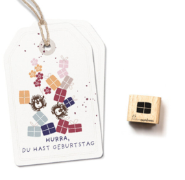 Cats on Appletrees - 28399- Ministempel - Kado 15 - klein