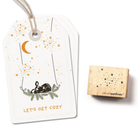Cats on Appletrees - 28338 - Stempel - Sterren Confetti