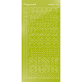 Hobbydots sticker - Mirror - Leaf Green - STDM17N