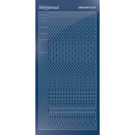 Hobbydots sticker - Mirror - Blue