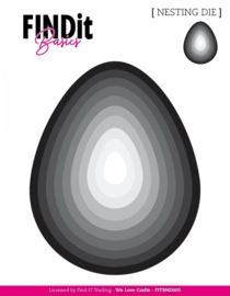 Find It Basics - Nesting Dies - Egg - FITBND005