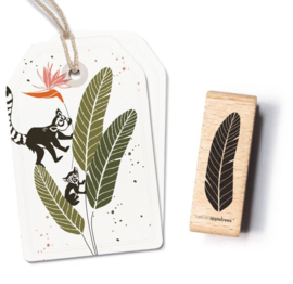 Cats on Appletrees - 27678  - Stempel - Blad Strelitzia 1 - groot