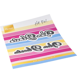 Marianne Design - Hot Foil Die - Van Harte - CR1681