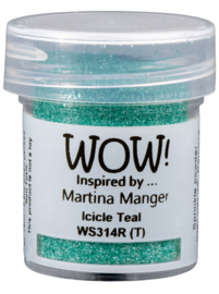 Wow! - WS314R - Embossing Powder - Regular - Embossing Glitters - Icicle Teal