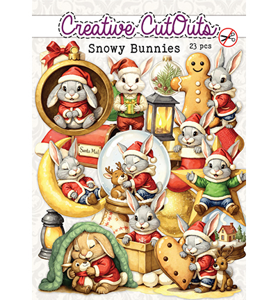 Creatief Art - CCODC-005 - Snowy Bunnies
