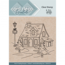 Card Deco Essentials -  CDECS115 - Clear Stamps - Christmas Scene