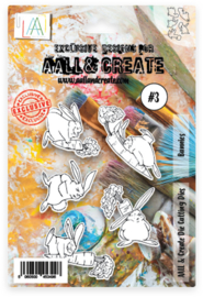 AALL & Create A6 Clear Stamps #72 by Olga Heldwein + dies 