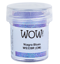 Wow! - WS339R - Embossing Powder - Regular - Embossing Glitters - Niagra Blues