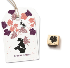 Cats on Appletrees - 27560 - Mini Stempel - Druivenblad