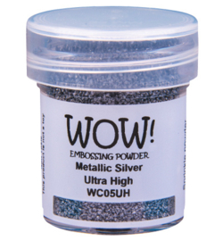 Wow! - WC05UH - Embossing Powder - Ultra High - Metallic Colours - Silver