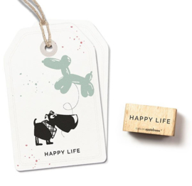 Cats on Appletrees - 27489  - Stempel - Happy life
