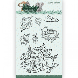 Clear Stamps - Yvonne Creations - Young And Wild - Elephant