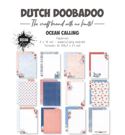 Dutch Doobadoo - Designpapier Ocean Calling - 473.005.059