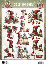 3D Cutting Sheet - Berries Beauties - Fairy Christmas - A Little Sad -  CD12500