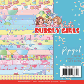 Yvonne Creations  - Paperpack - Bubbly Girls - Party YCPP10031