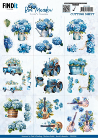 3D Cutting Sheet - Berries Beauties - Blue Meadow - Mini -  CD12350
