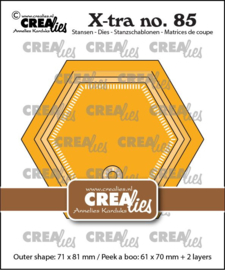 Crealies - X-tra stansen no. 85, Kiekeboe zeshoek