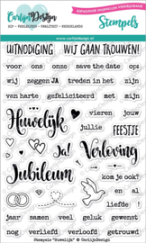 Carlijn design - CDST-0024 - Stempel Huwelijk