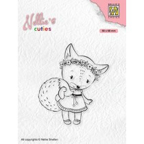 Nellie choice Christmas cuties “Foxy christmas lady” NCCS014