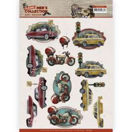 3D knipvel - CD11774 - Amy Design Classic men's Collection - Cars
