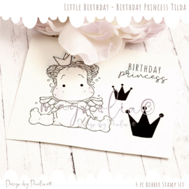 Magnolia - LB22 Little Birthday ~ Birthday Princess Tilda {Rubber unmounted Stamp Sheet}