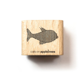 Cats on Appletrees 27368- Stempel - Gebreide vis