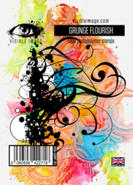 Visible image Grunge Flourish Stamp Set