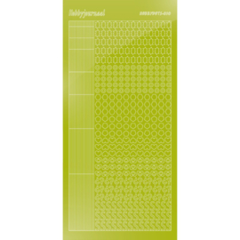 Hobbydots sticker - Mirror - Leaf Green - STDM10N