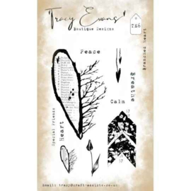 Tracy Evans - Branched Heart (A6 stamp)