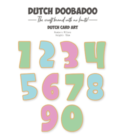 Dutch Doobadoo Card Art Numbers 0-9 470.784.265