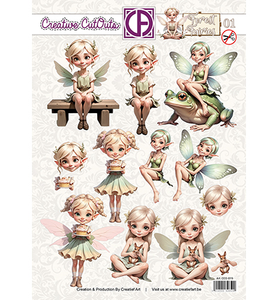 Creatief Art - CCO-019 - Forest Fairies 01