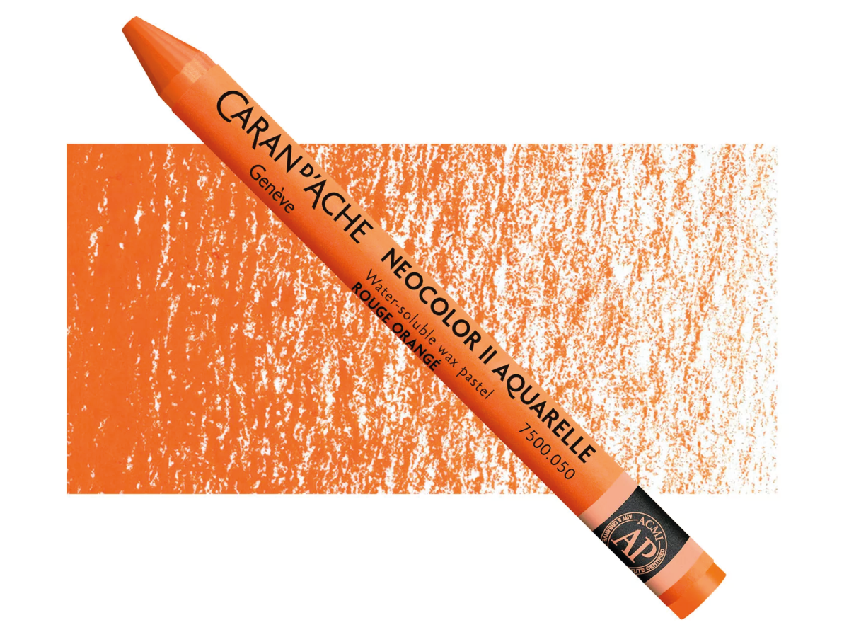 Caran d’ache - neocolor II – 050 Flame Red - 0318917050