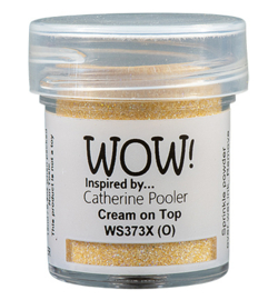 Wow! - WS373X - Embossing Powder - Regular - Embossing Glitters - Cream On Top - X Catherine Pooler
