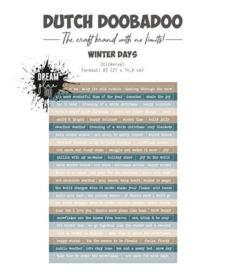 Dutch Doobadoo Dutch Sticker Art A5 Winter days 491.200.029