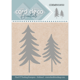 Card Deco Essentials - Mini Dies - Pine Trees - CDEMIN10050