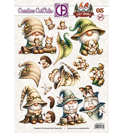 Creatief Art - CCO-016 - Cozy Gnomes 05