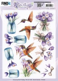 3D Cutting Sheet - Berries Beauties - First Blossoms - Flutter and Bloom - CD12426