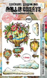 AALL & Create - #1187 - A6 Stamp Set - Loony Balloony