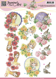 3D Knipvel - Jeanine`s Art - Spring Flowers CD10844
