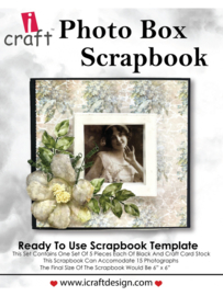 icraft - Photo Box Scrap - Ready to Use Scrapbook Template.