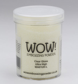 Wow! - WA01UHL - Embossing Powder - Ultra High - Clear - Clear Gloss