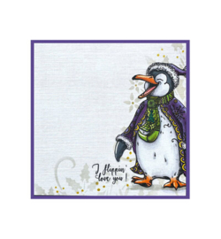 Pink Ink Designs - stempels - Flippin' Awesome Penguin - 07-0008-PI