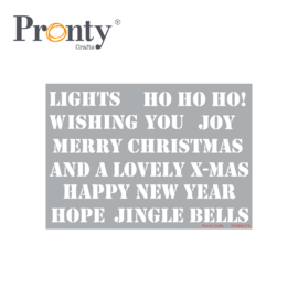 Pronty - Mask stencil Christmas text A5 - 470.806.074